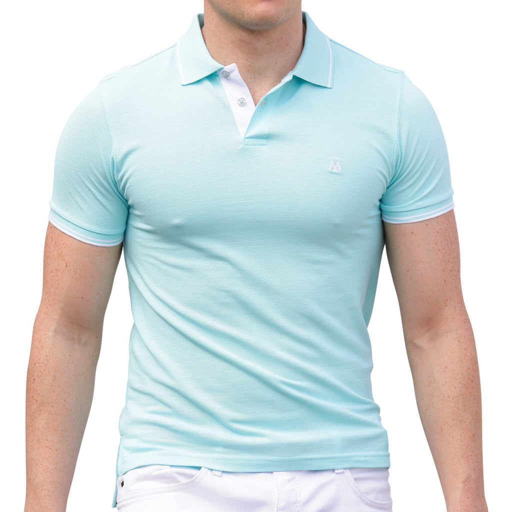 AsdruMark Polo Shirt Aquamarine